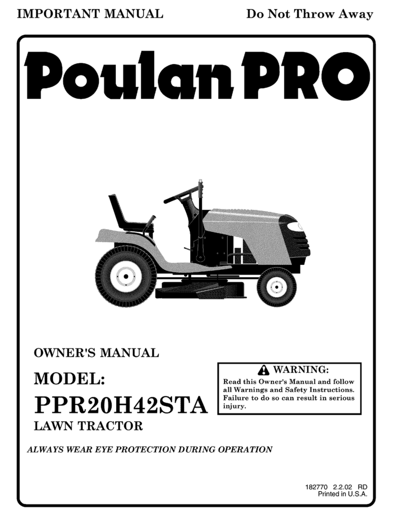 Poulan Pro PPR20H42STA owner's manual