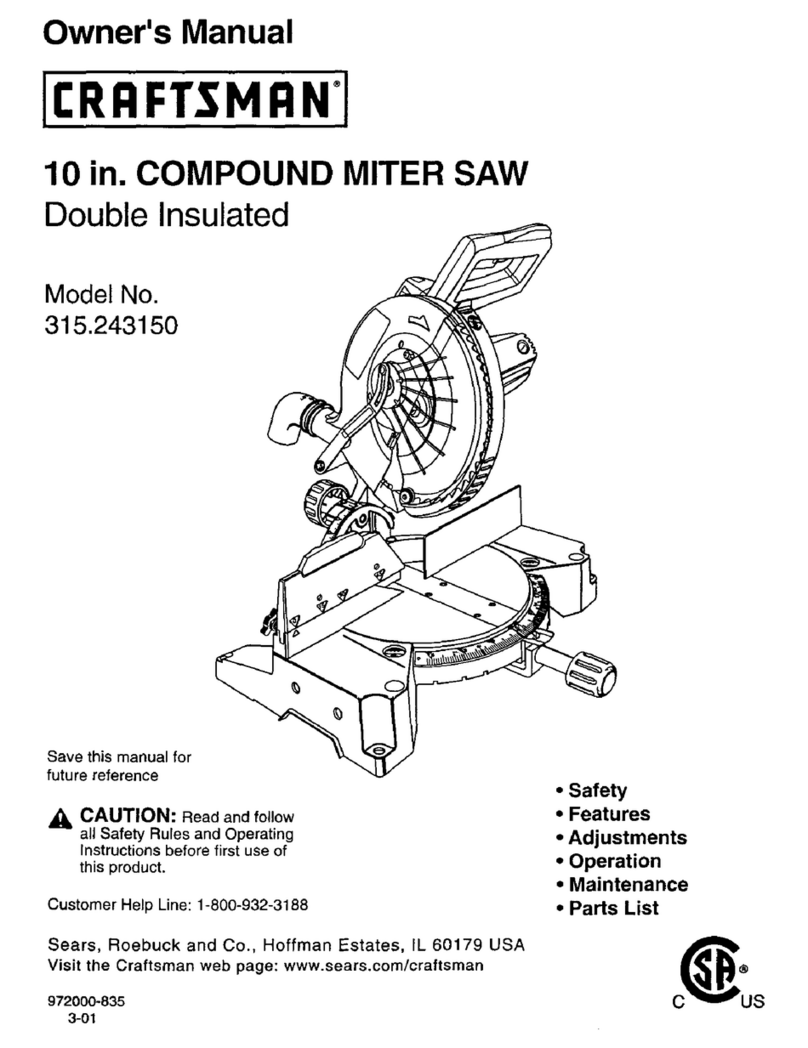Craftsman 315.243150 User manual
