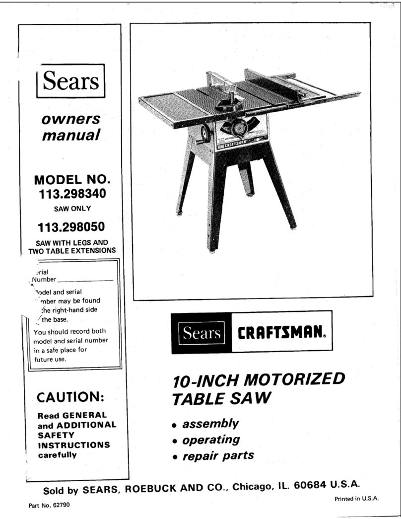 Craftsman 113.298340 User manual