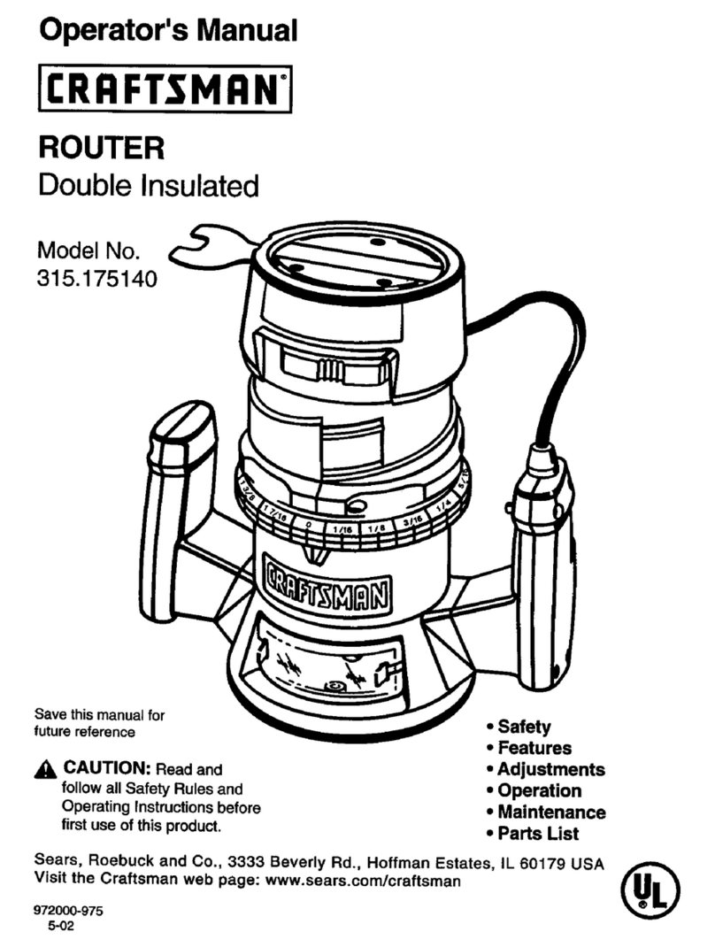 Craftsman 315.175140 Operator's manual