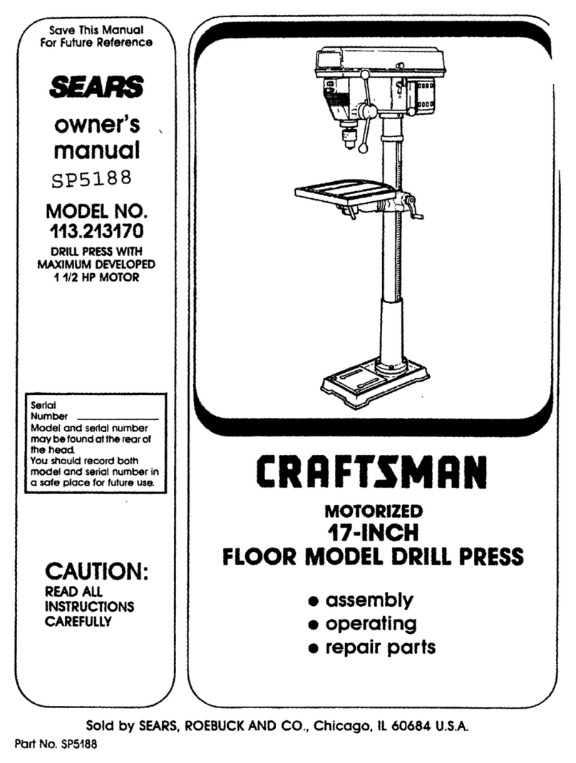 Craftsman 113.213170 owner's manual