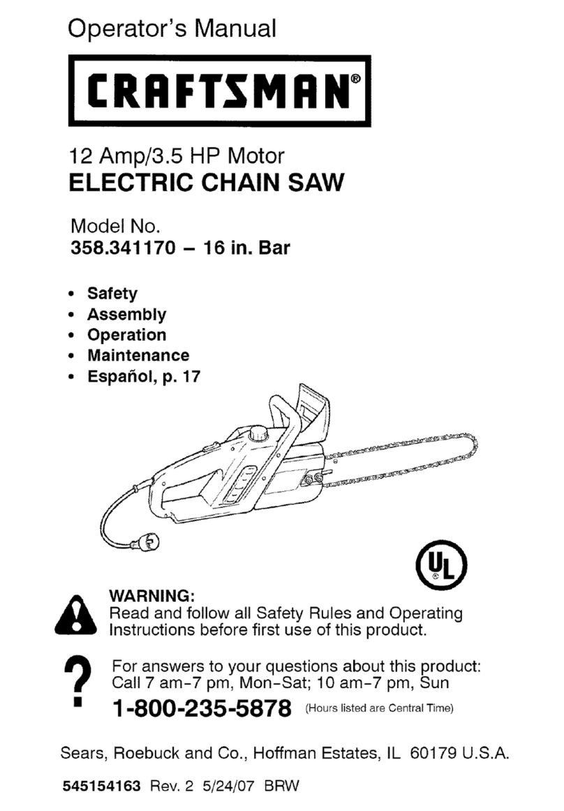 Craftsman 358.341170 User manual