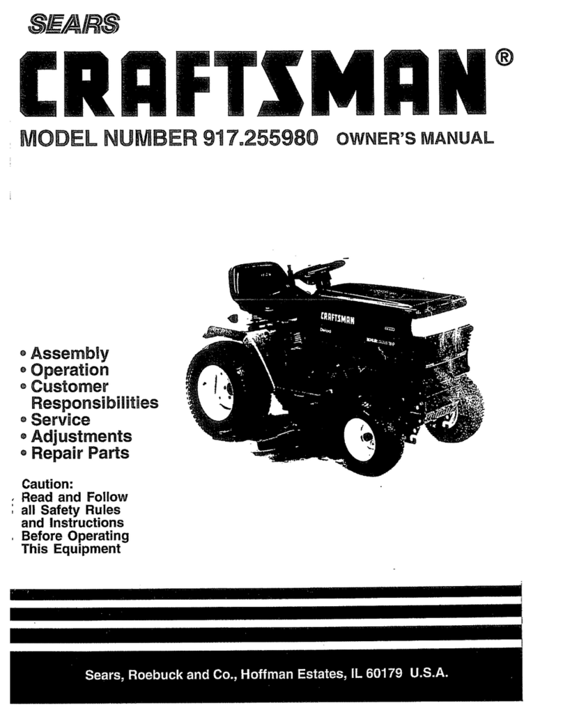 Craftsman 917.255980 User manual