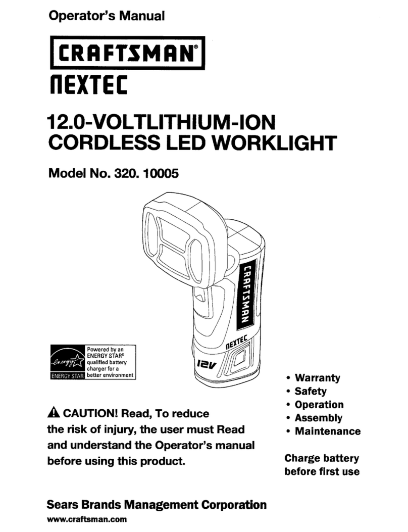 Craftsman nextec 320.10005 User manual