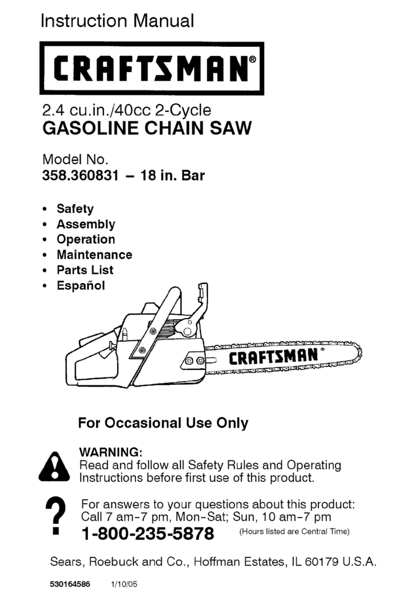 Craftsman 358.360831 User manual