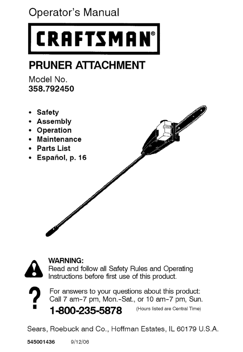 Craftsman 358.792450 User manual
