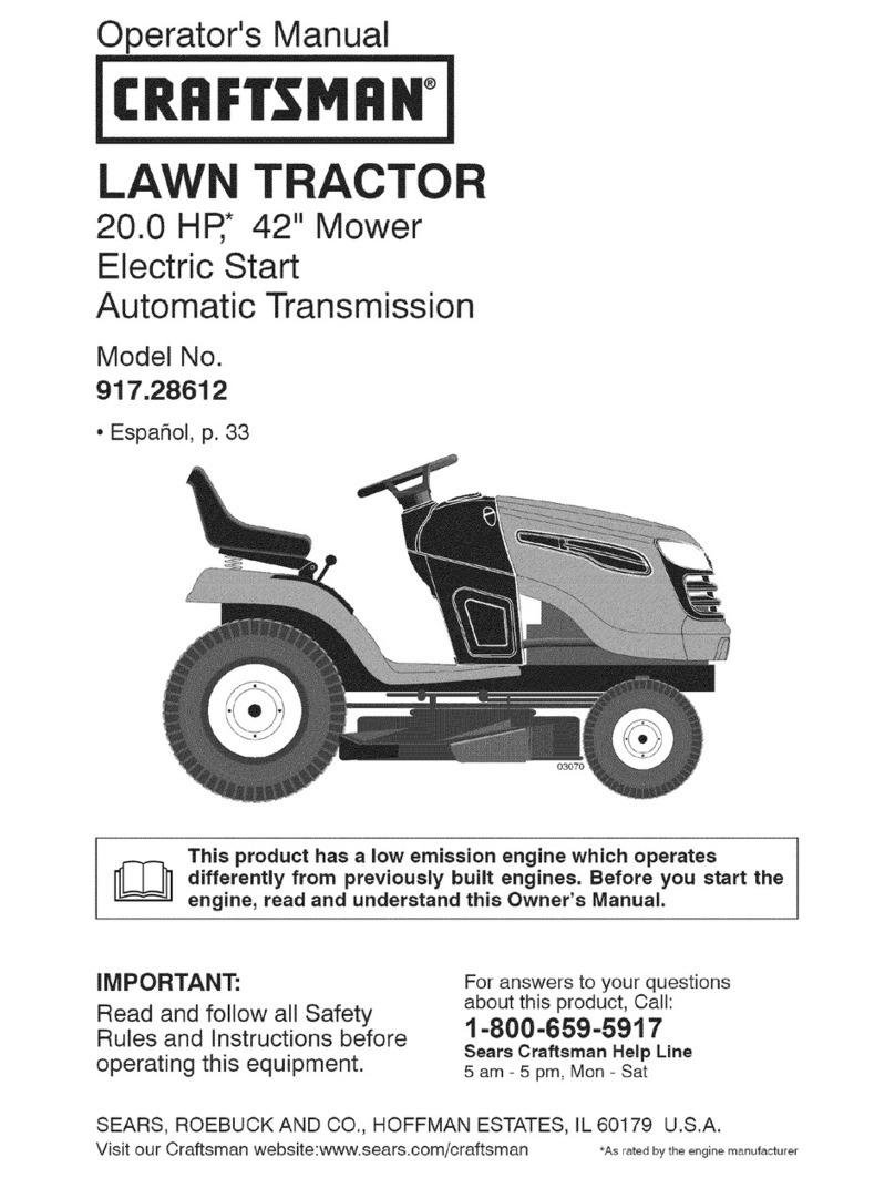 Craftsman 917.28612 Operator's manual