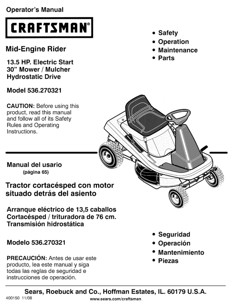 Craftsman 536.270321 Operator's manual