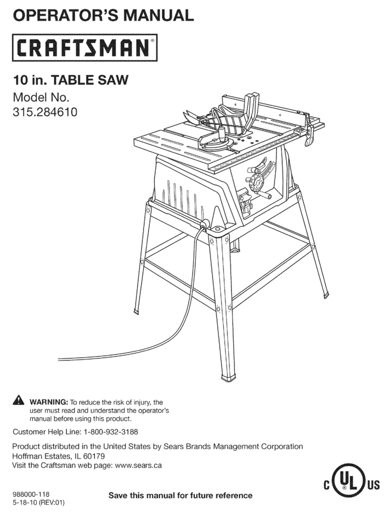 Craftsman 315.284610 User manual
