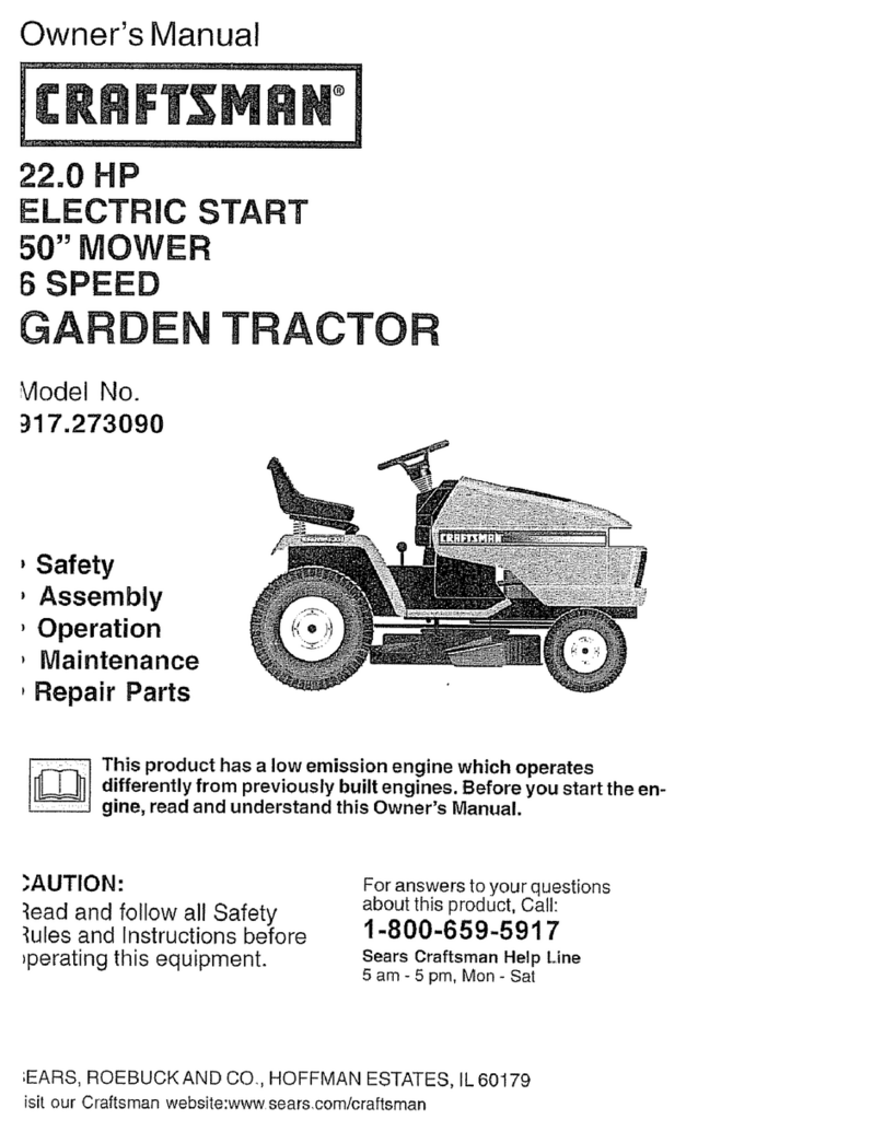 Craftsman 917.273090 User manual