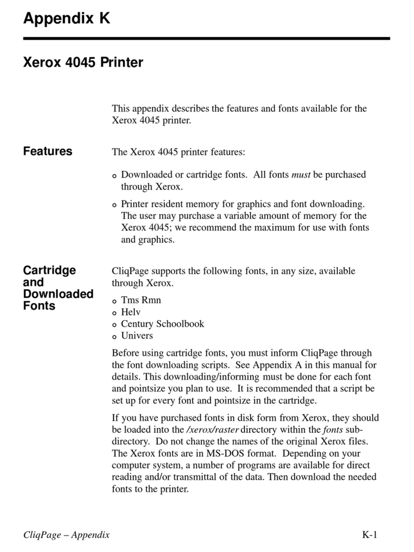Xerox 4045 Technical document