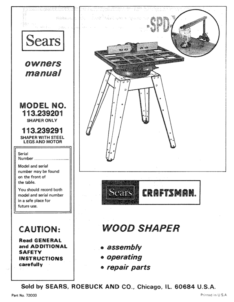Sears Craftsman 113.239201 owner's manual