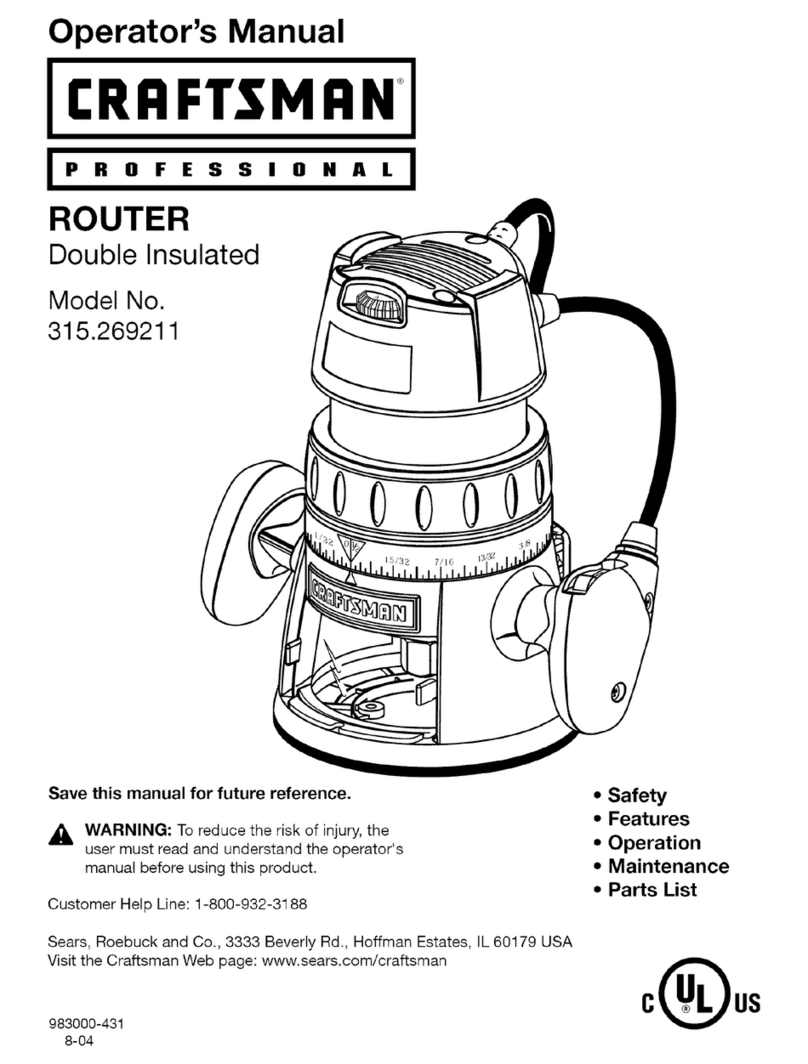 Craftsman 315.269211 User manual