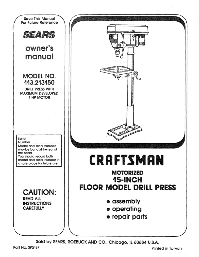 Craftsman 143.213150 owner's manual