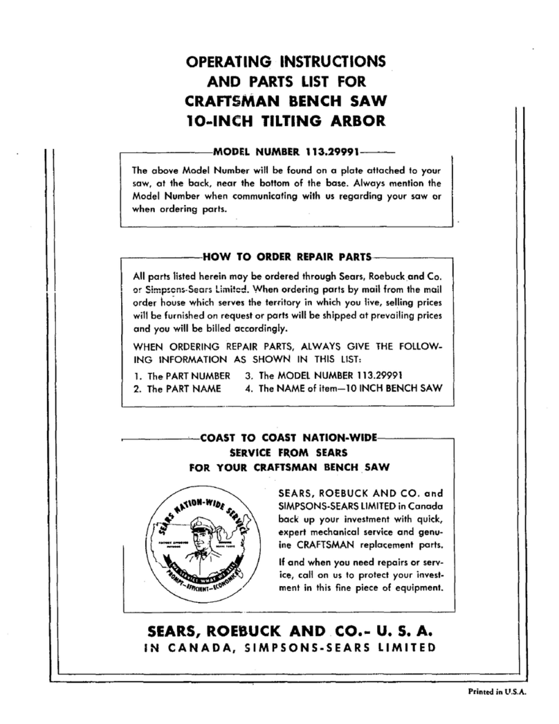 Craftsman 113.29991 User manual