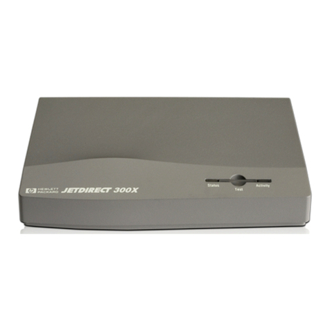 Xerox HP JetDirect 300X User manual