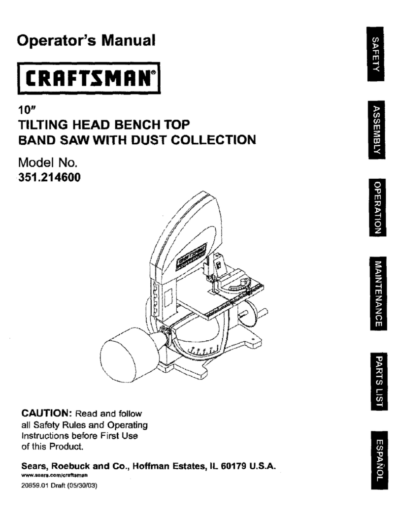 Craftsman 351.214600 Operator's manual