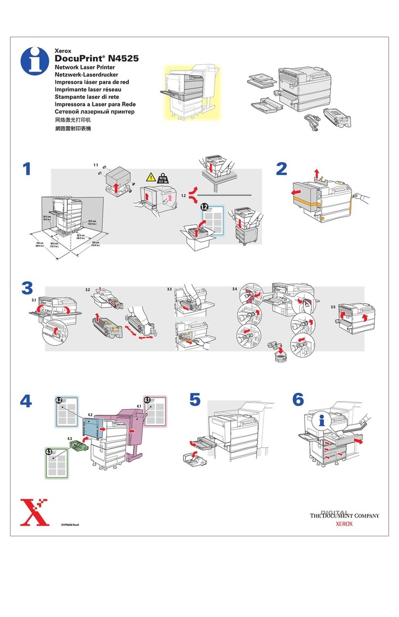 Xerox DocuPrint N4525 User manual