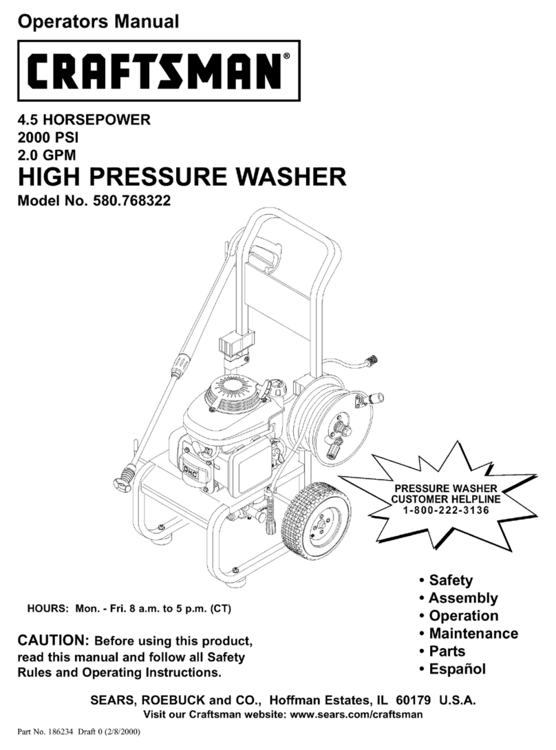 Craftsman 580.768322 Operators User manual