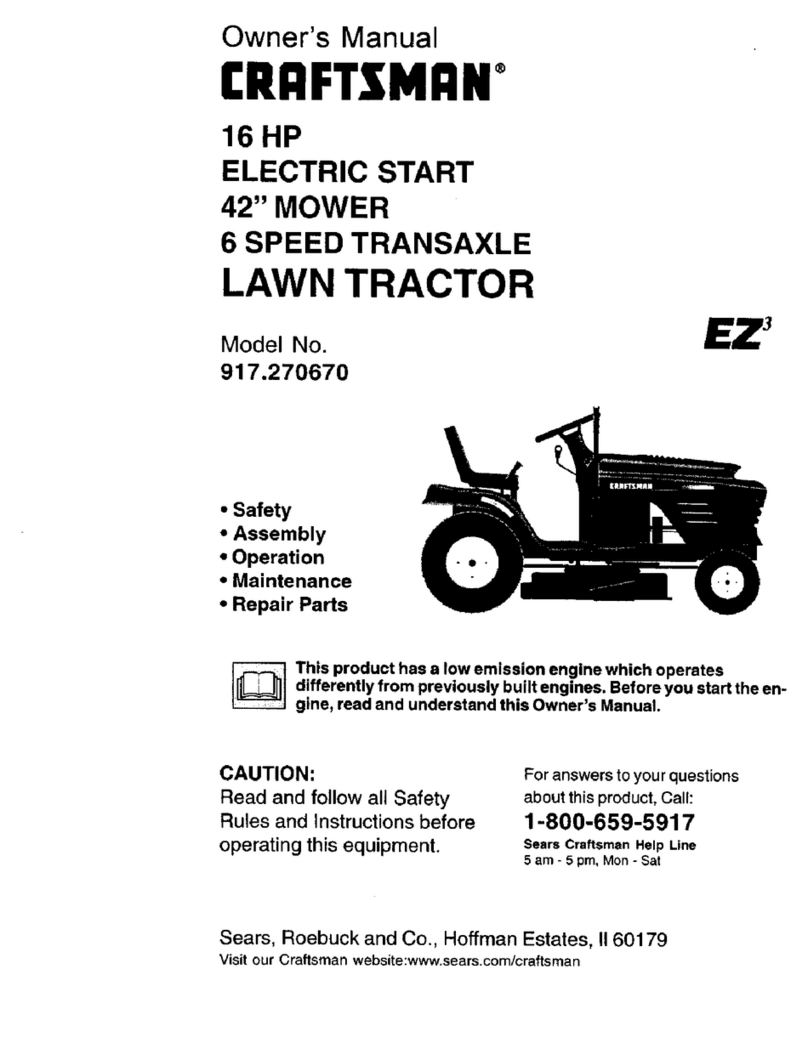 Craftsman EZ3 917.270670 User manual