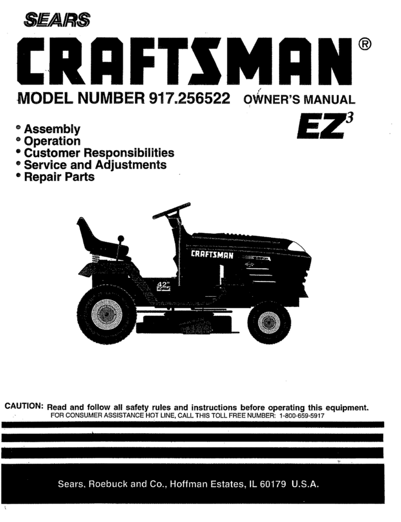 Craftsman EZ3 917.256522 User manual