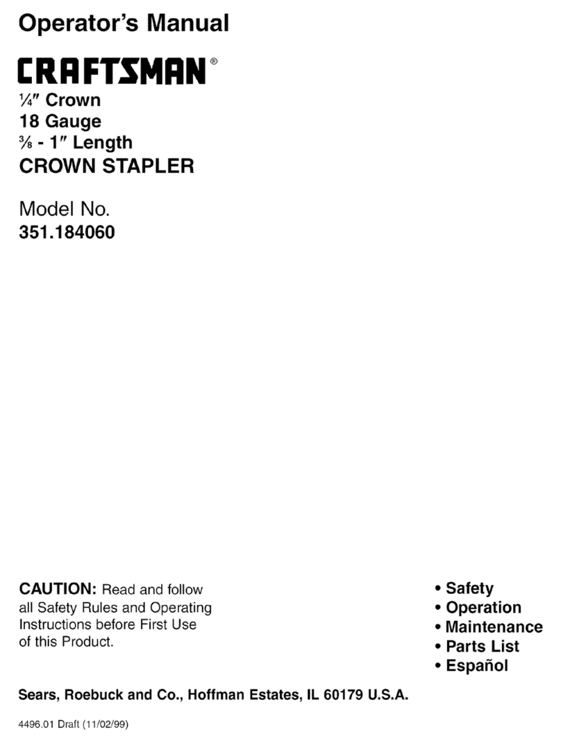 Craftsman 351.184060 User manual