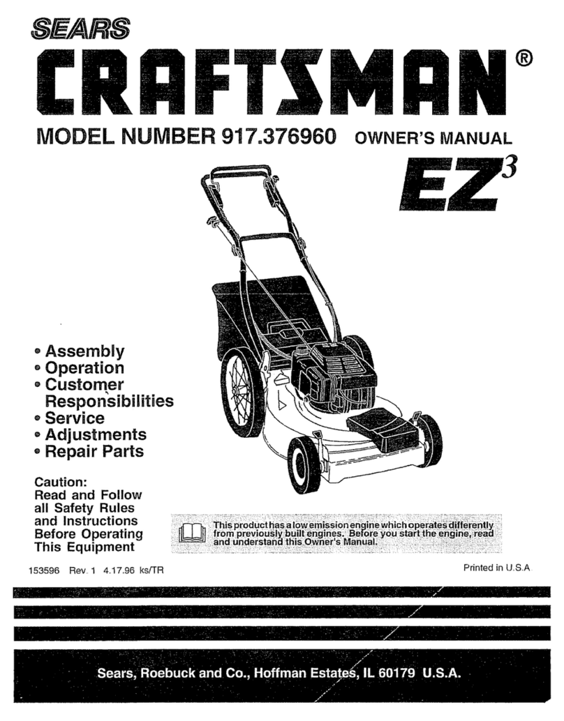 Craftsman EZ3 917.376960 owner's manual