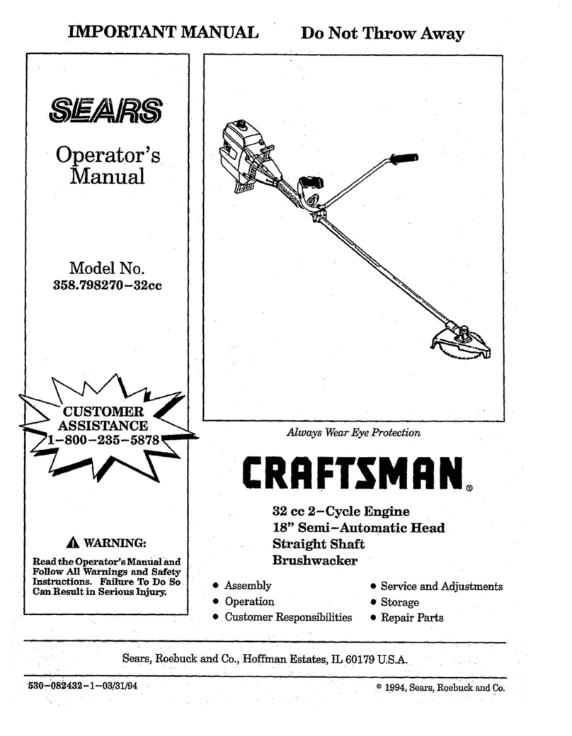 Craftsman 358.798270-32ce Important Important manual Craftsman 358.798270-32ce Important Important manual