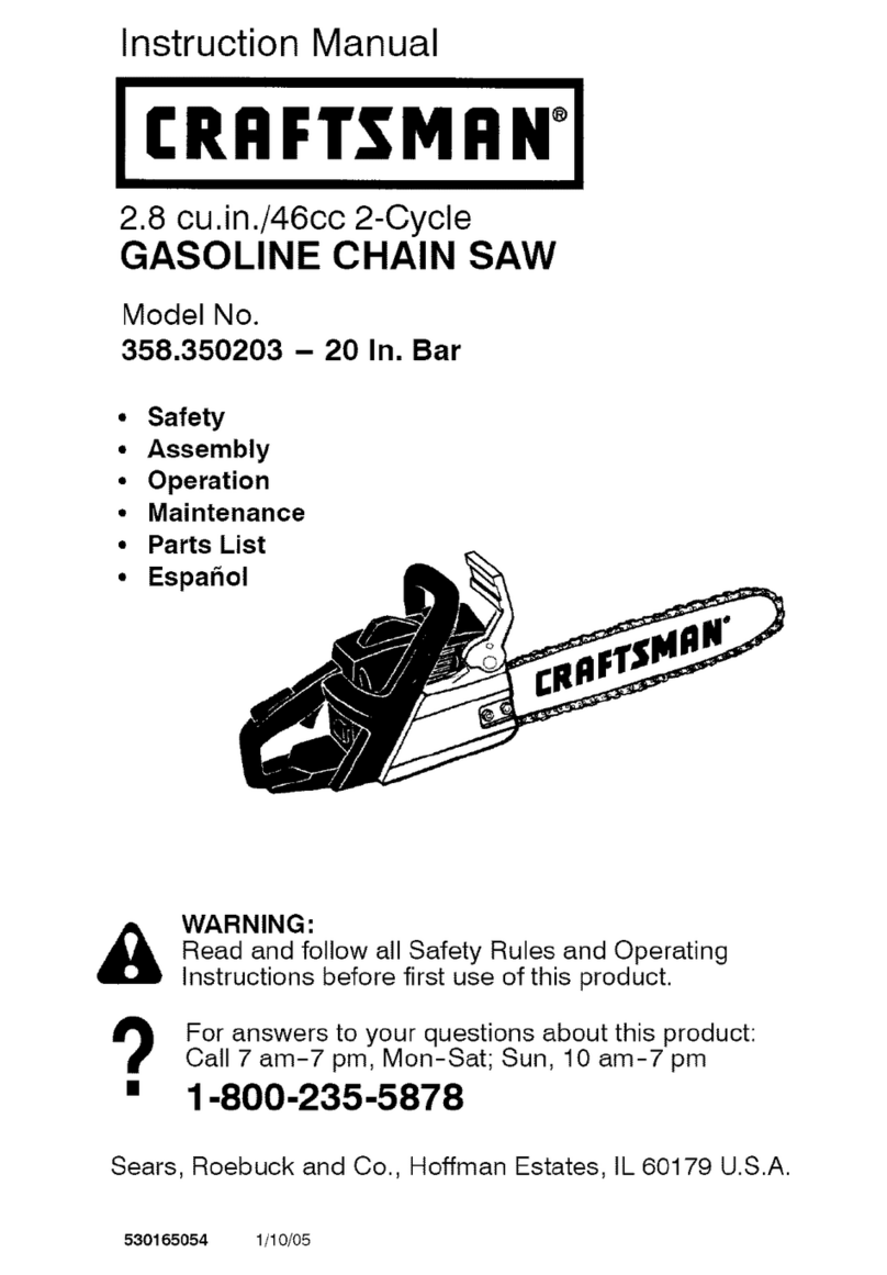 Craftsman 358.350203 User manual