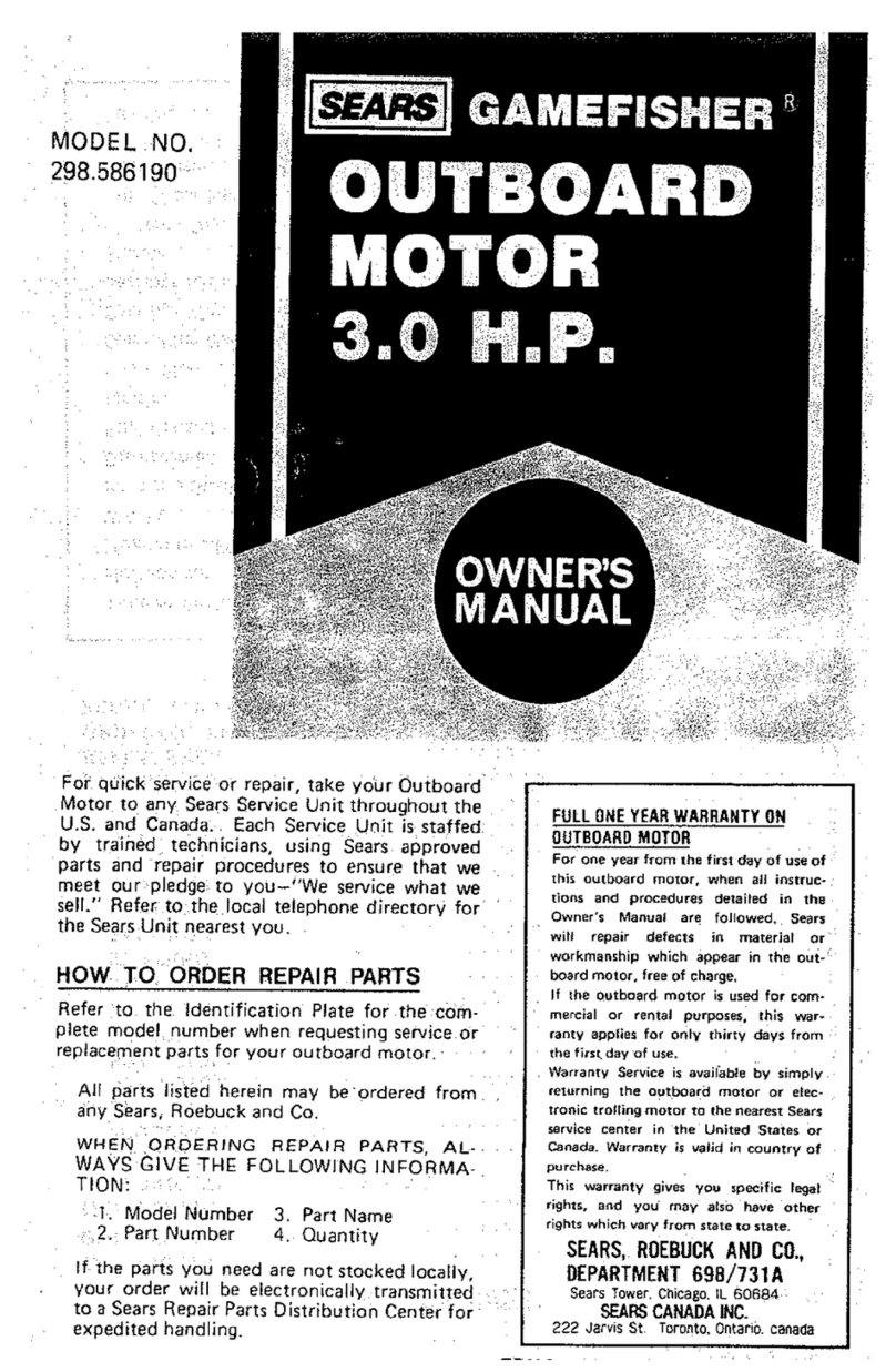 Craftsman 298.586190 User manual