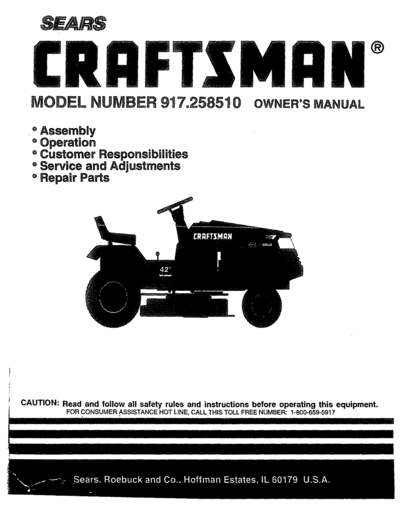 Craftsman 917.258510 User manual