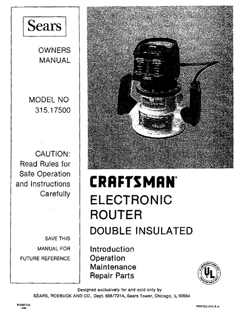 Craftsman 315.17500 User manual