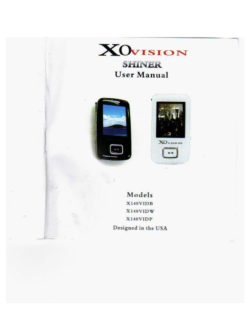 XO Vision SHINER X140VIDB User manual
