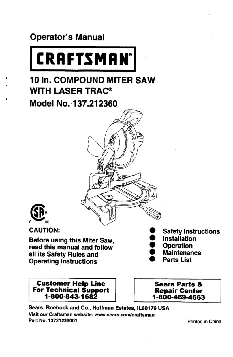 Craftsman 137.212360 User manual