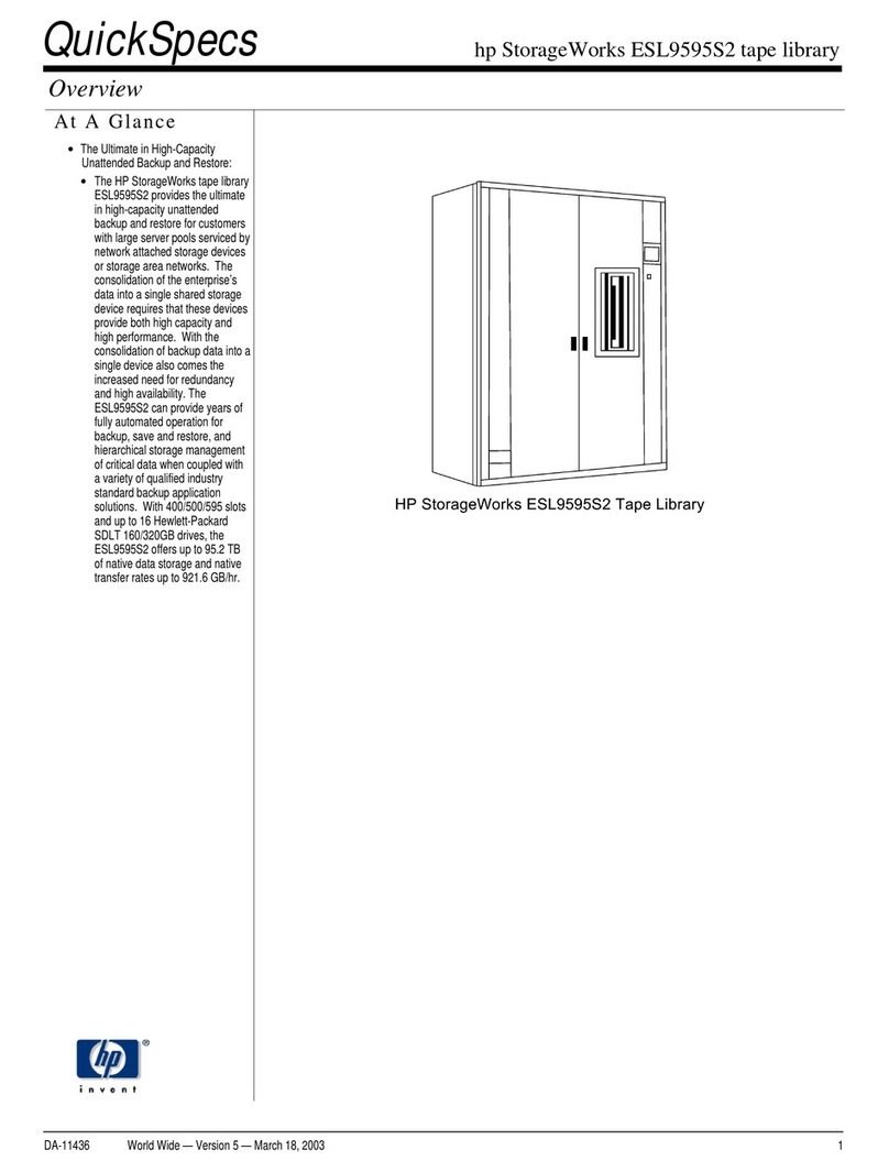 HP StorageWorks ESL9595S2 User manual HP StorageWorks ESL9595S2 User manual