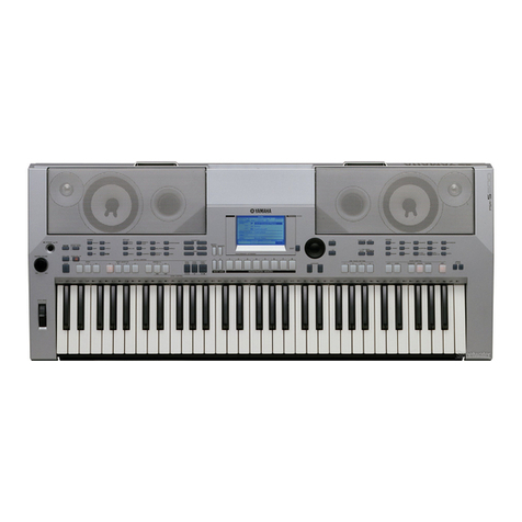 Yamaha PORTATONE PSR-S500 Setup guide