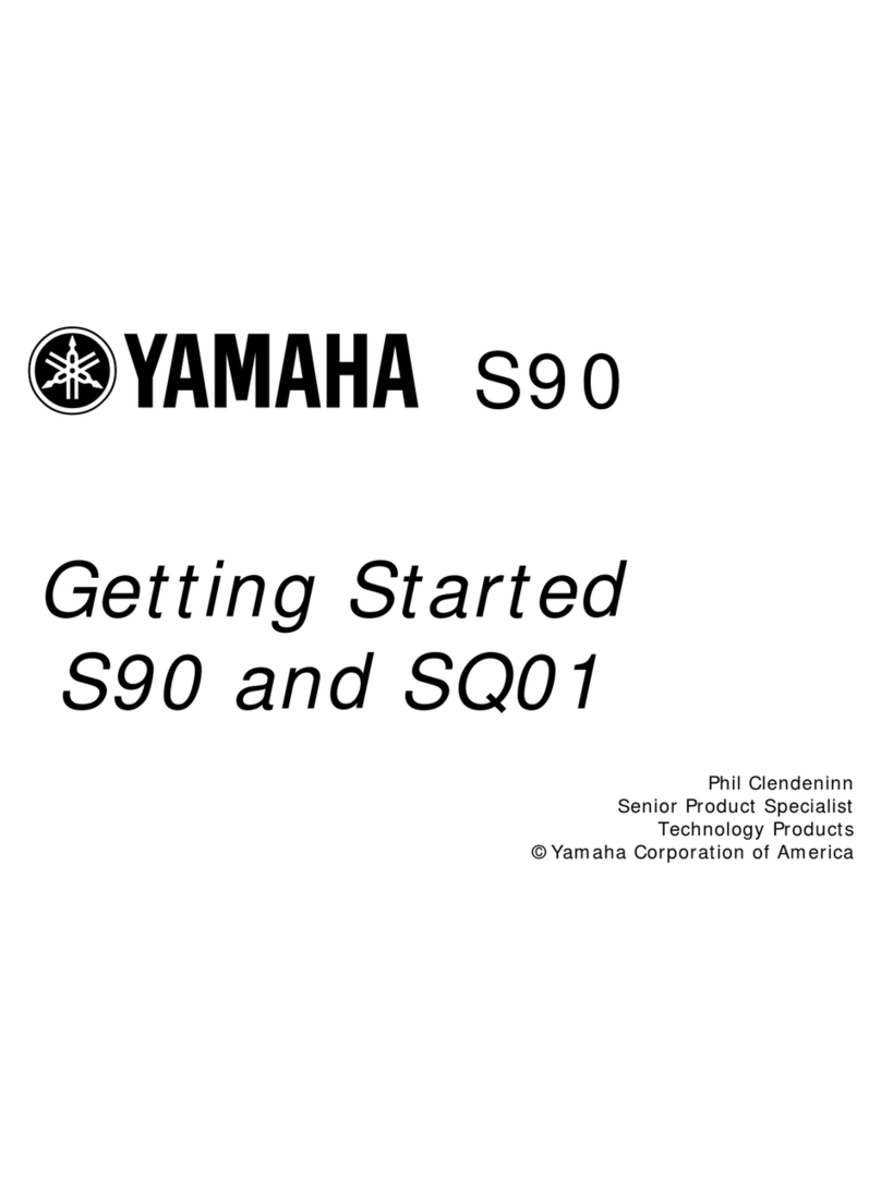 Yamaha S90 User manual