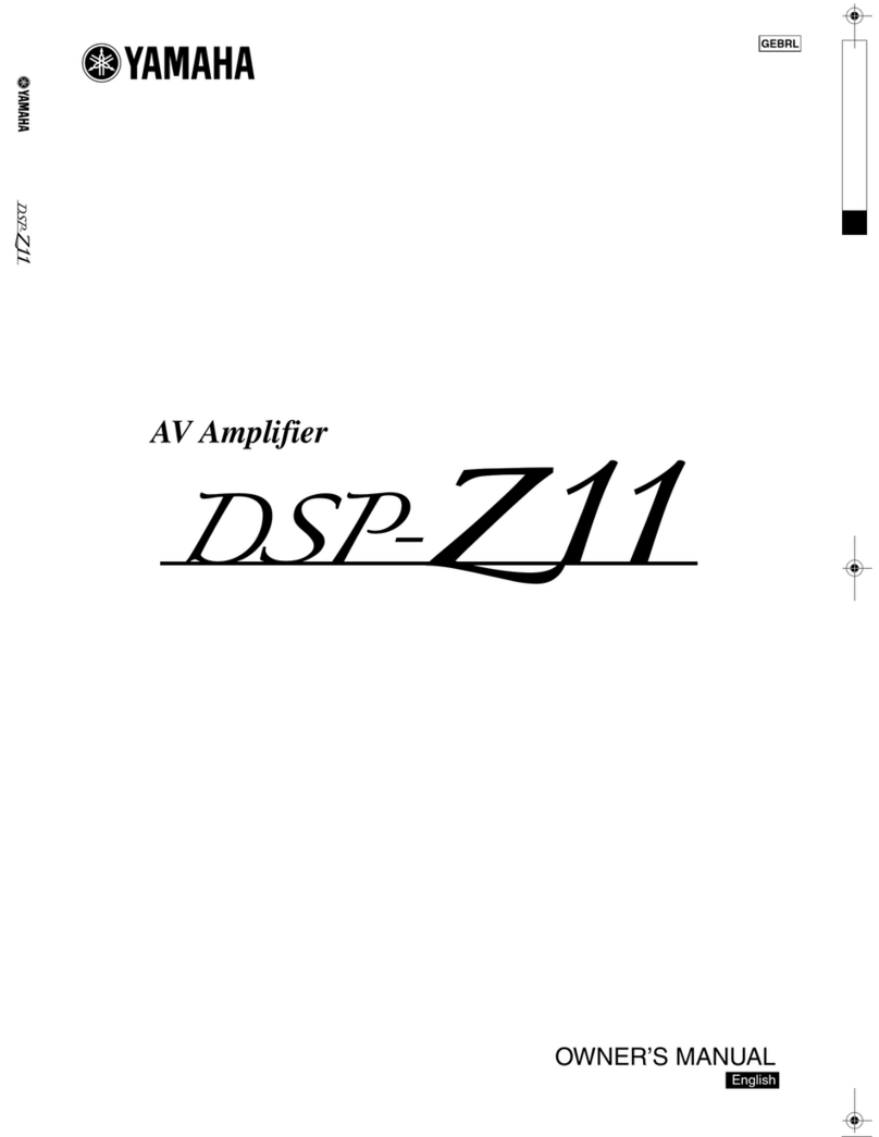 Yamaha DSP-Z11 owner's manual