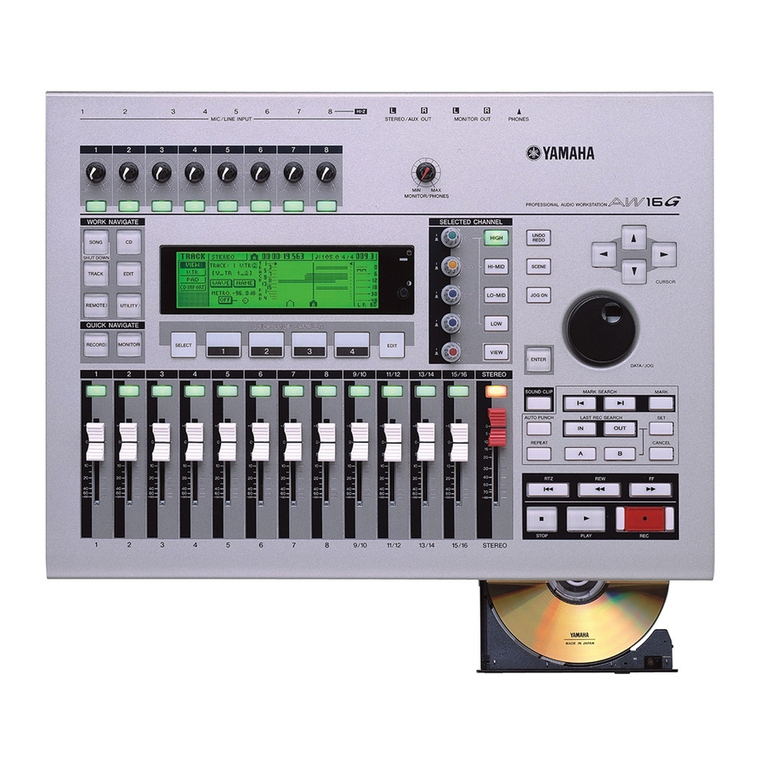 Yamaha AW16G Recording 101 User manual Yamaha AW16G Recording 101 User manual