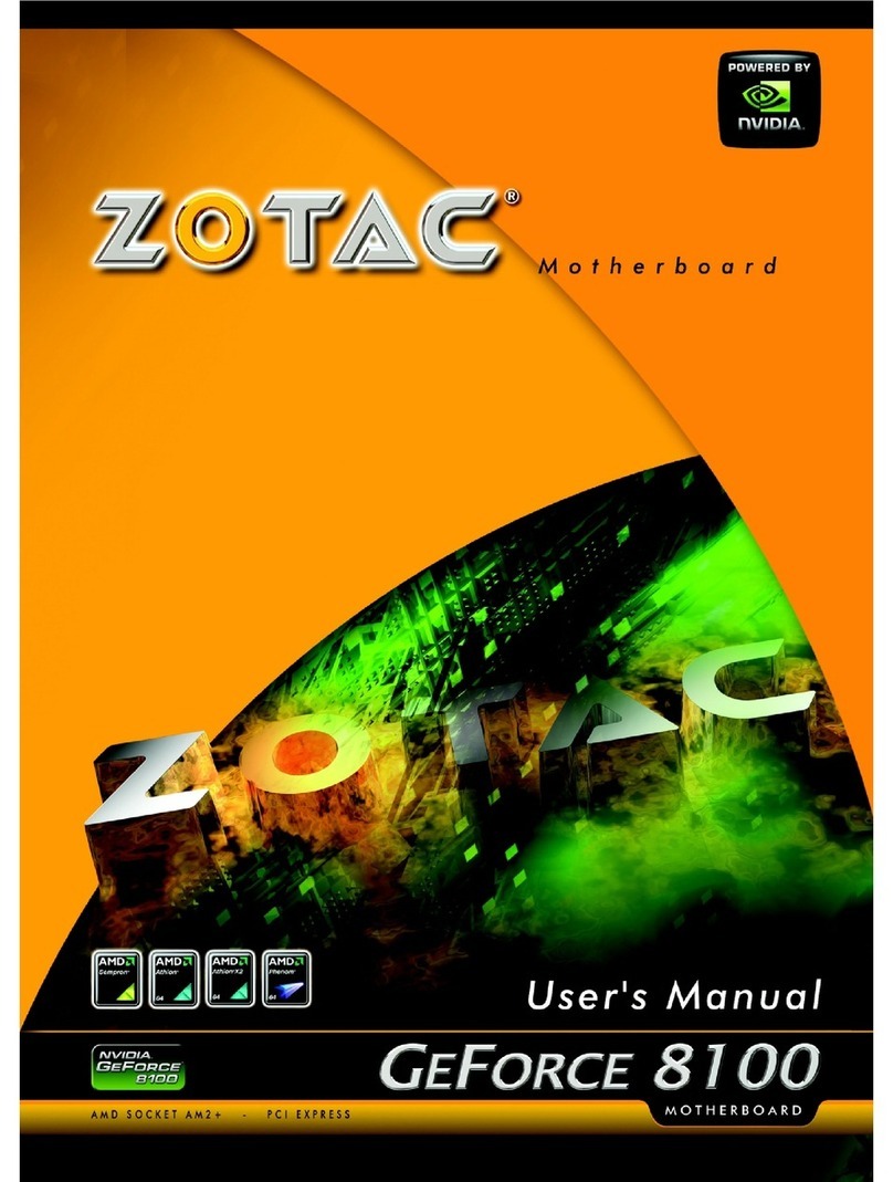 Zotac GeForce 8100 User manual