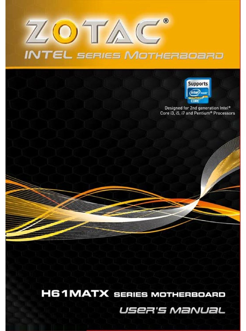 Zotac H61MATX series User manual
