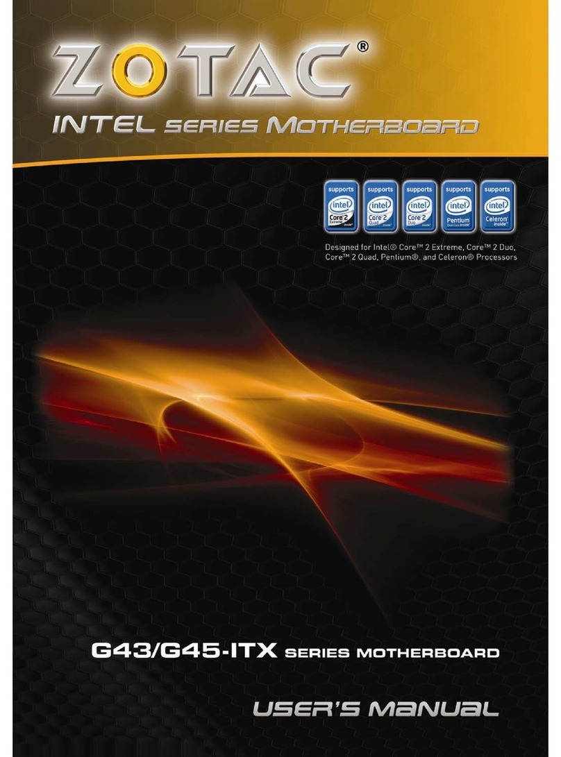 Zotac G43-TX series User manual