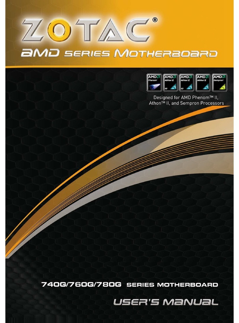 Zotac 740G series User manual