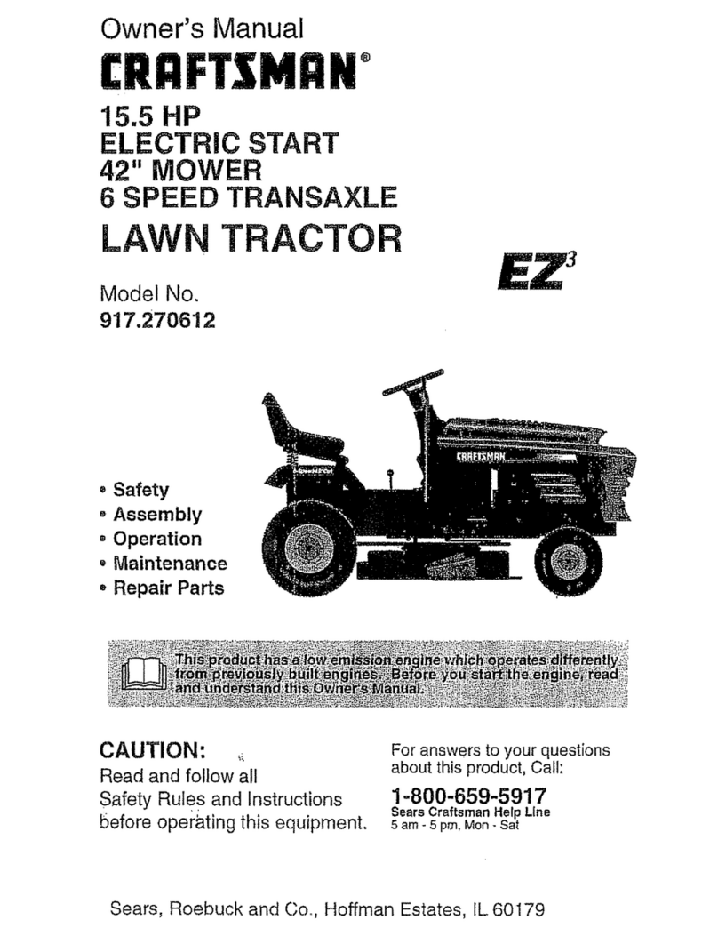 Craftsman EZ3 917.270612 owner's manual