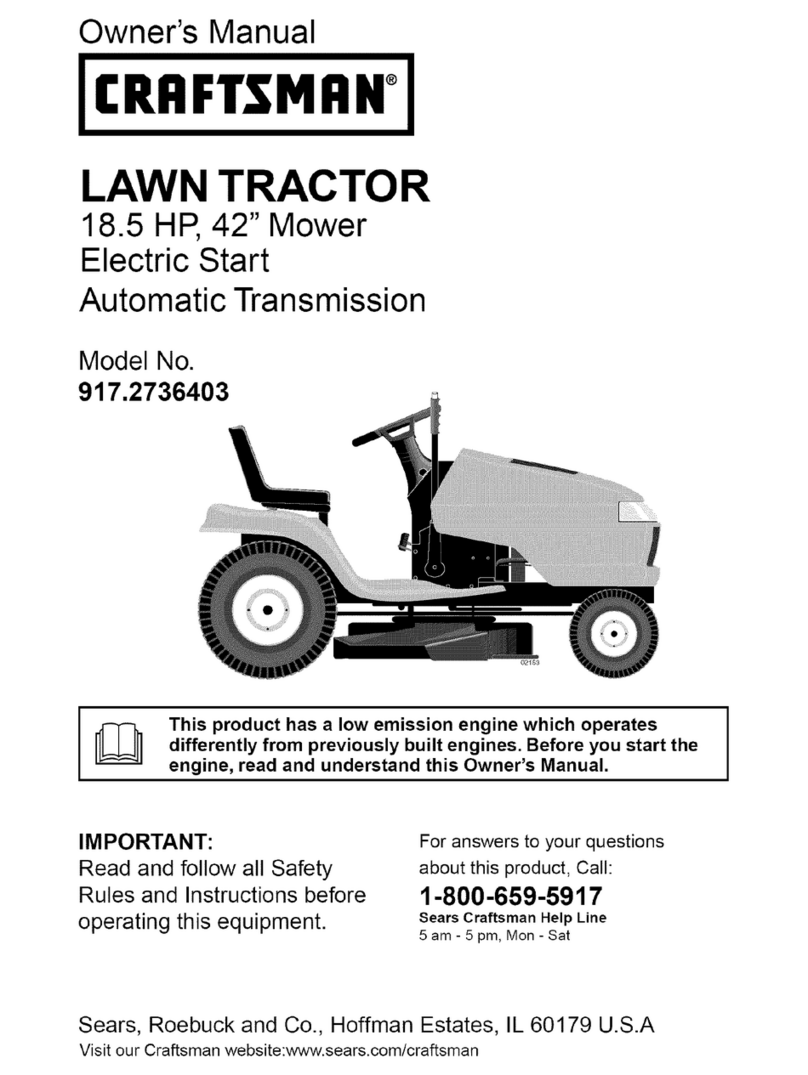 Craftsman 917.2736403 owner's manual