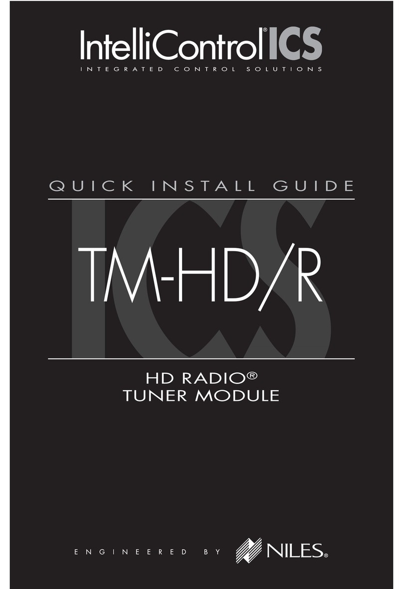 Niles TM-HD/R User manual