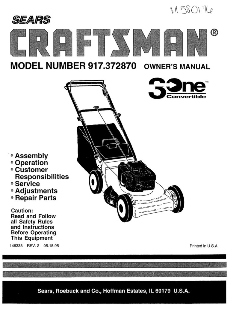 Craftsman 3One 917.372870 owner's manual
