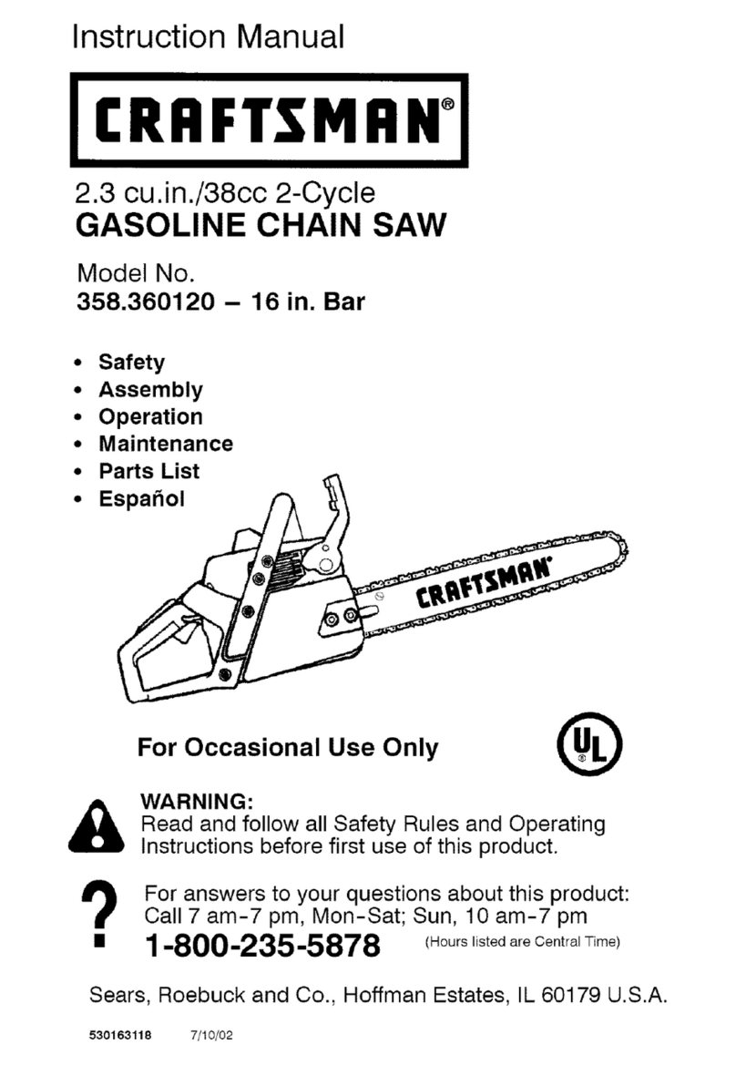 Craftsman 358.360120 User manual