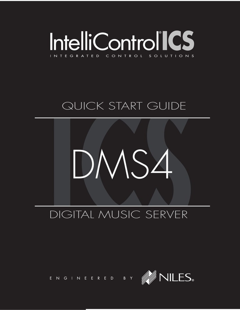 Niles IntelliControl ICS DMS4 quick start guide