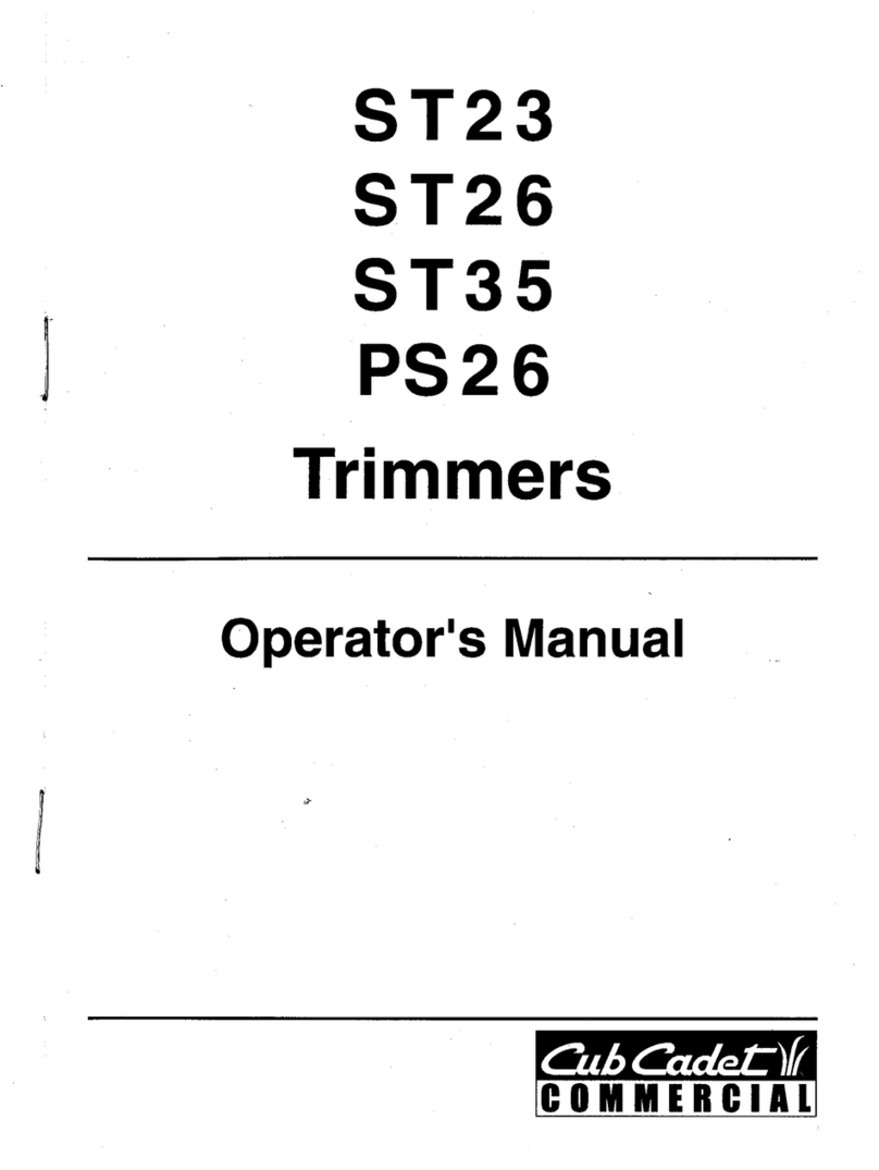 Cub Cadet Commercial PS26 Operator's manual